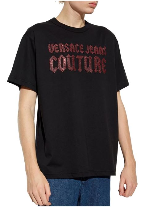 T-shirt Versace Jeans Couture con strass VERSACE JEANS COUTURE | T-shirt | 77GAHL00 CJ01L899